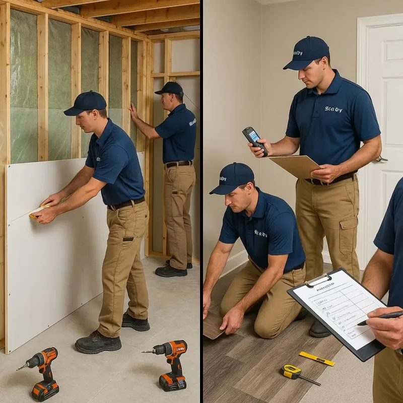 Repairs and Reconstruction process in Pennington, NJ