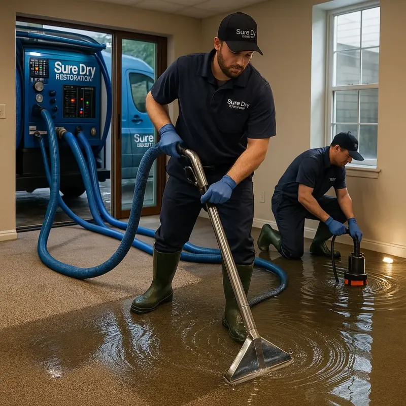 Water Extraction and Removal process in Pennington, NJ